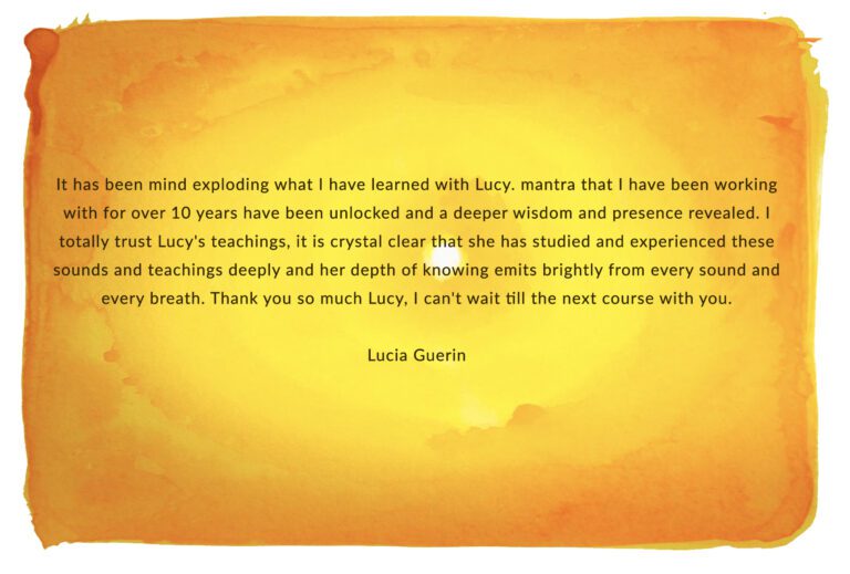 Lucia Guerin testimonial