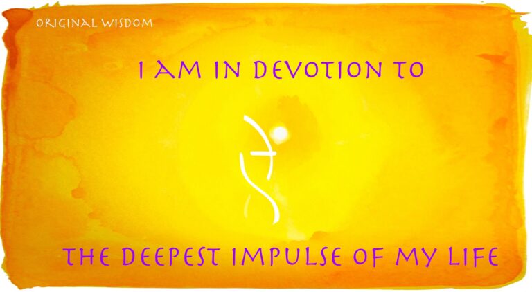 Read more about the article I am devoted to the deepest impulse of my being.